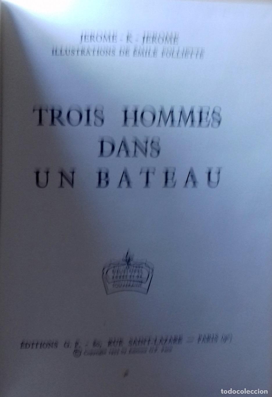 Libros: Jerome K. Jerome - TROIS HOMMES DANS UN BATEAU - Foto 3