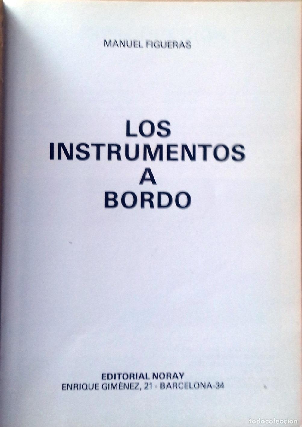 Libros: Manuel Figueras - LOS INSTRUMENTOS DE A BORDO - Foto 4