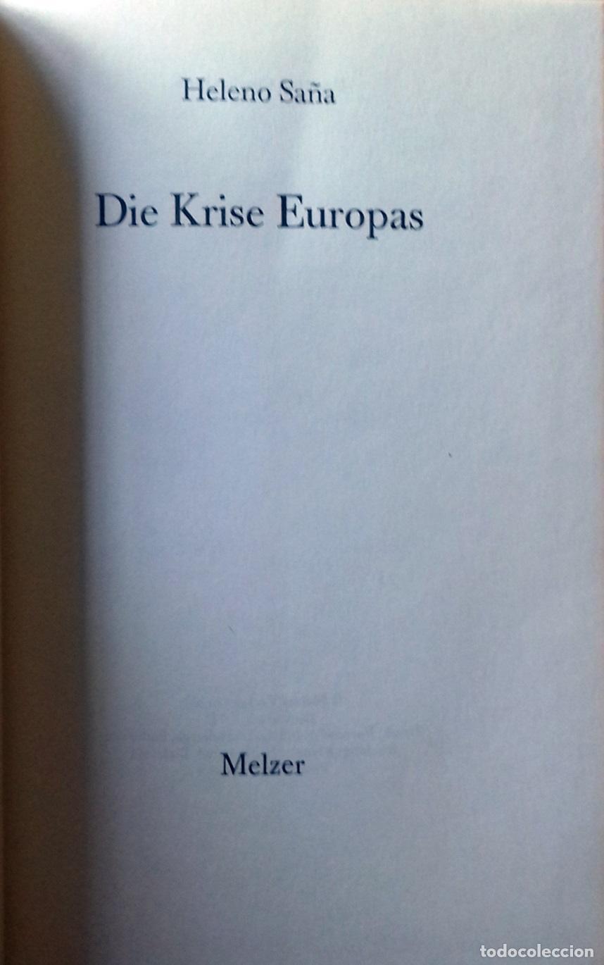 Libros: Heleno Sa&ntilde;a - DIE KRISE EUROPAS - Foto 3