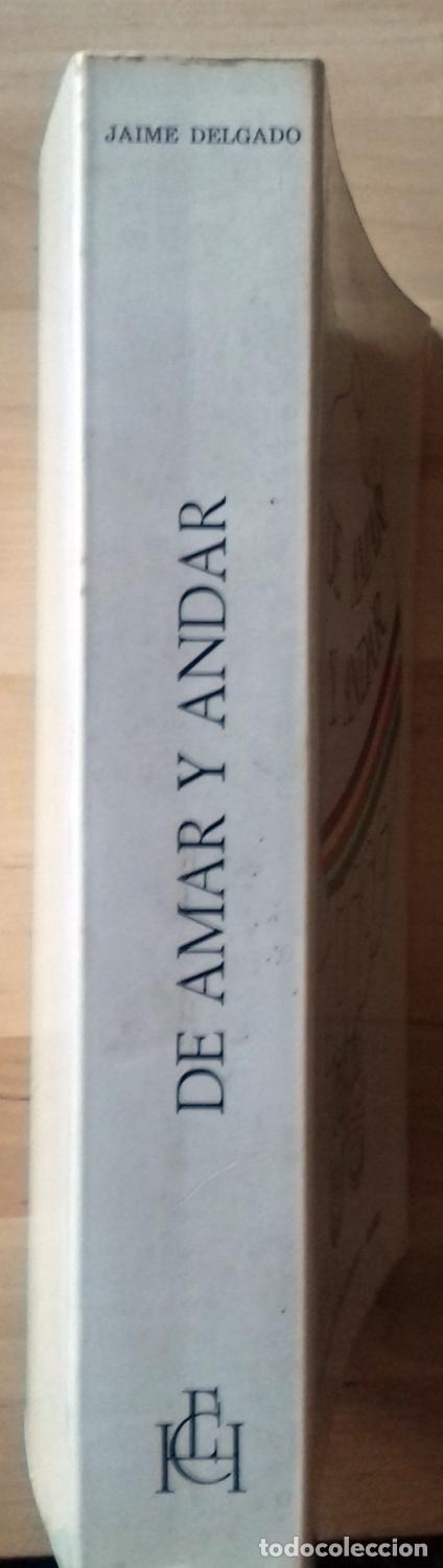 Libros: Jaime Delgado - DE AMAR Y ANDAR - Foto 2