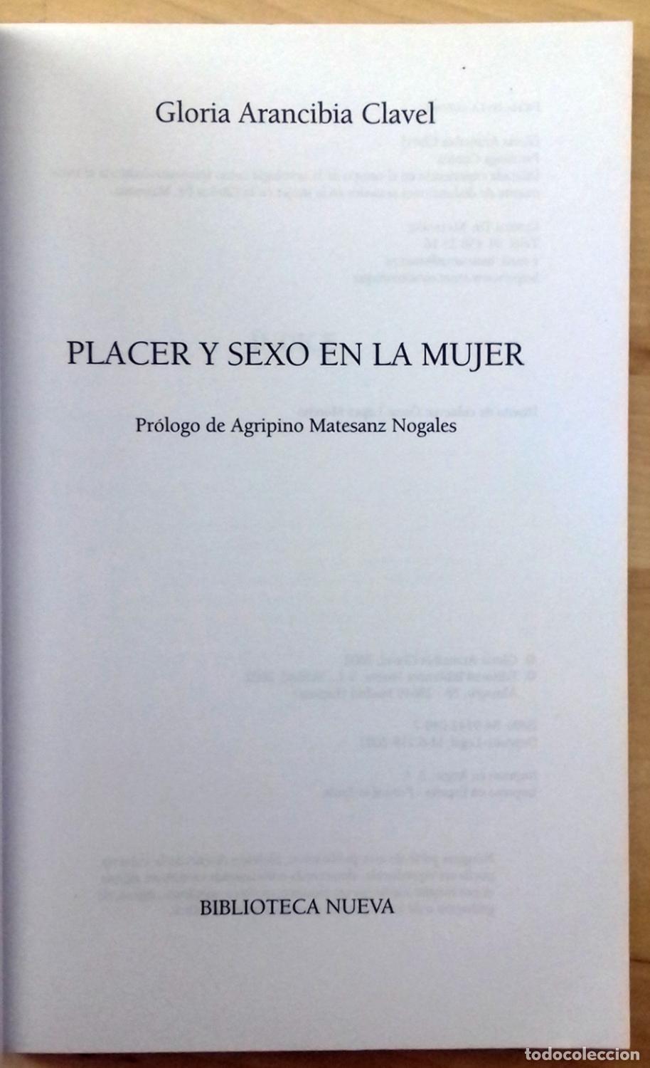 Libros: Gloria Arancibia Clavel - PLACER Y SEXO EN LA MUJER - Foto 2