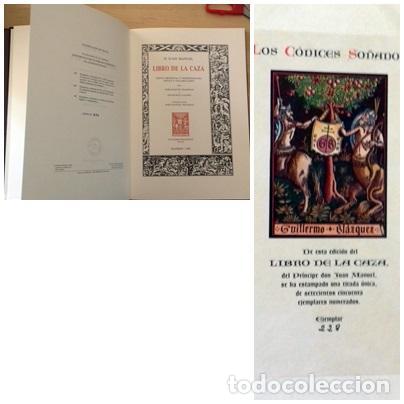 Libros: D. Juan Manuel - EL LIBRO DE LA CAZA (2 Vols.) - Foto 2