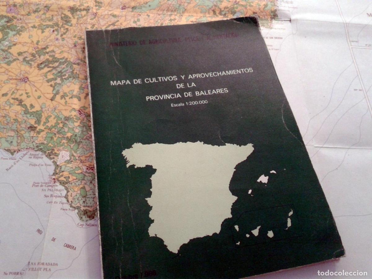 Libros: MAPA DE CULTIVOS Y APROVECHAMIENTOS DE LA PROVINCIA DE BALEARES + MAPA. Memoria - Foto 1