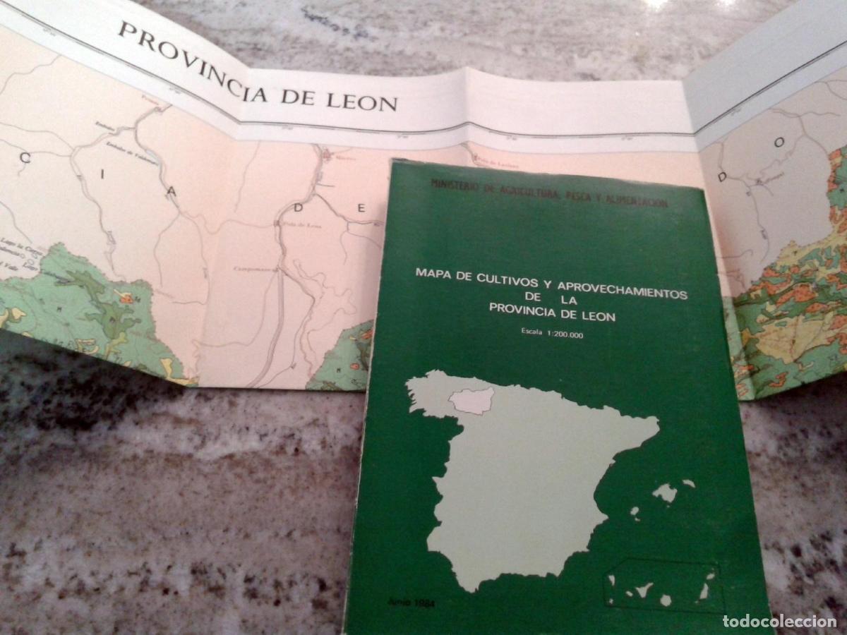 Libros: MAPA DE CULTIVOS Y APROVECHAMIENTOS DE LA PROVINCIA DE LEON + MAPA. Memoria - Foto 1