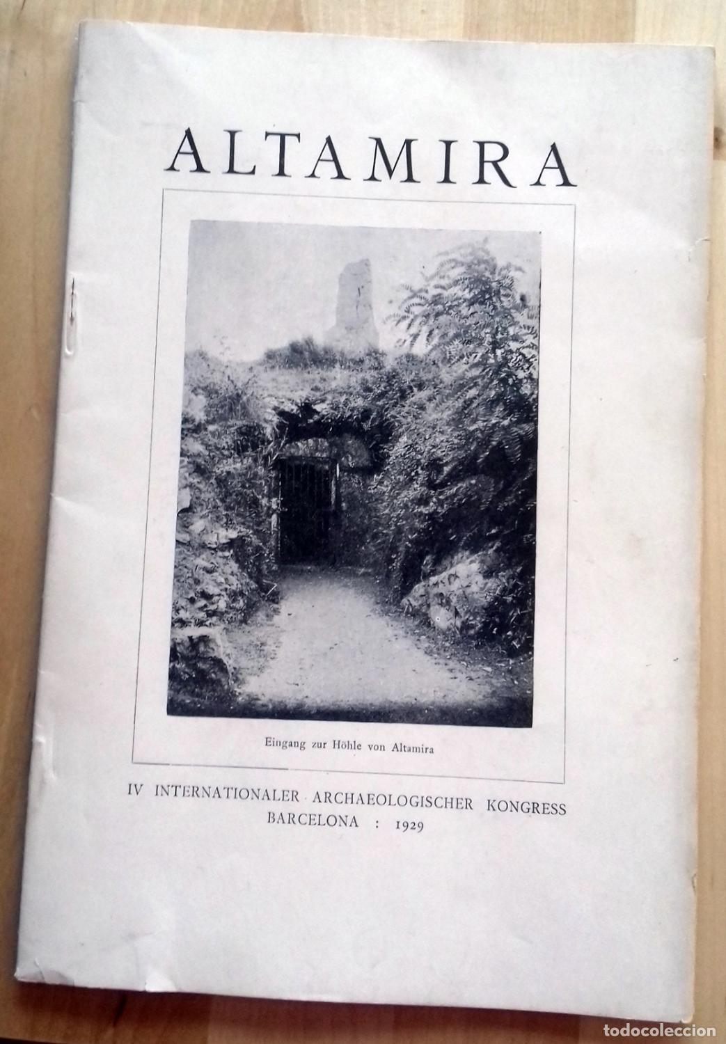 Libros: Hugo Obermaier - ALTAMIRA - Foto 1