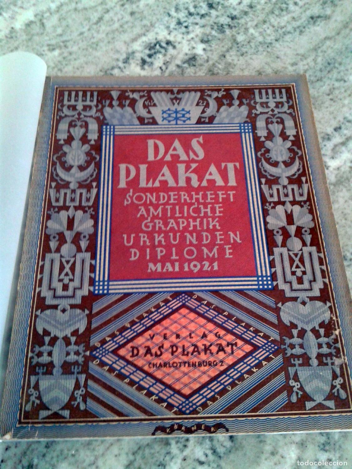 B&uuml;cher: DAS PLAKAT. Zeitschrift des Vereins der Plakatfreunde e.V., 12. Jahrgang, Heft 5, Mai 1921. Sonderhe