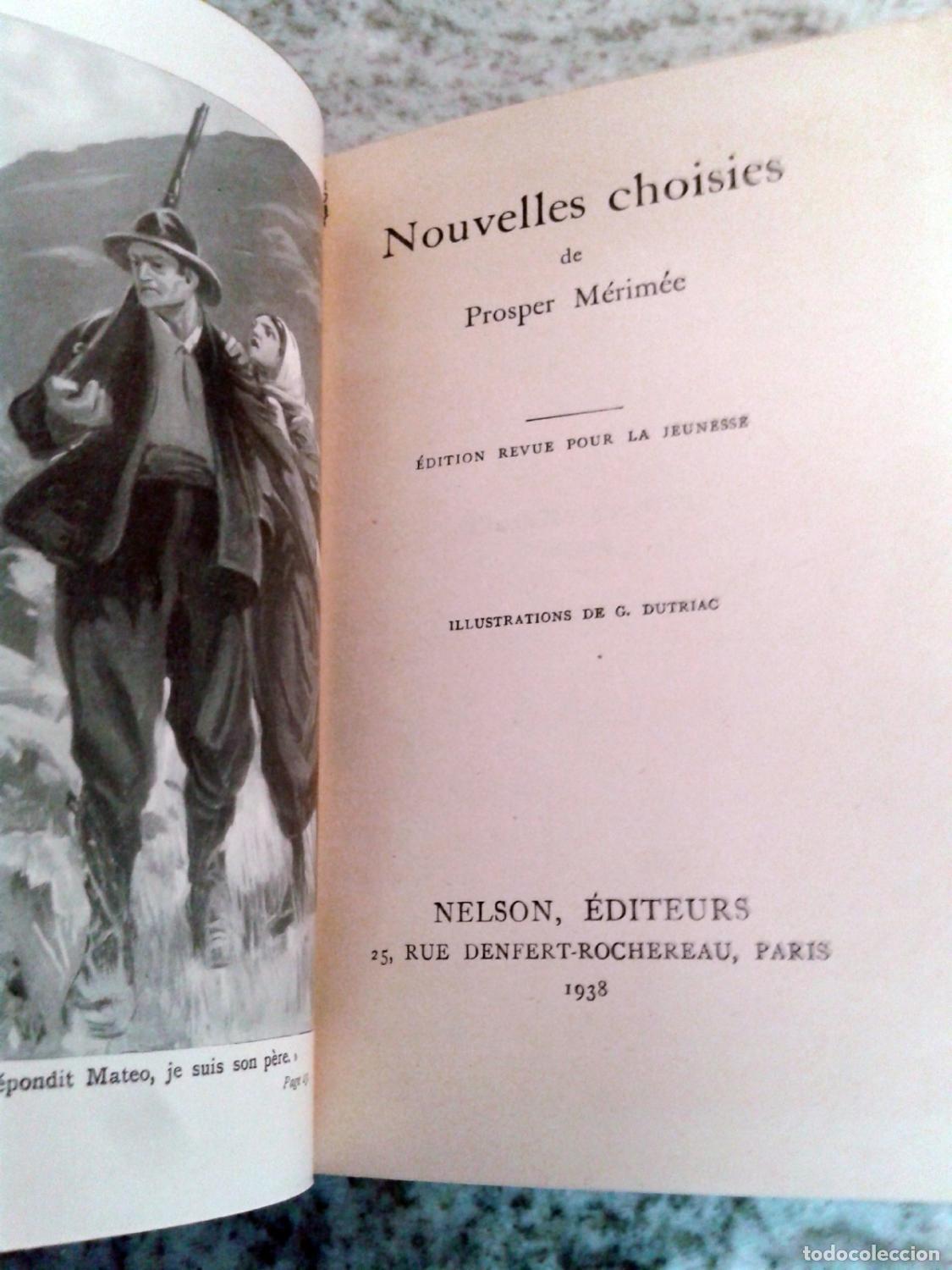 Libros: Prosper M&eacute;rim&eacute;e - NOUVELLES CHOISIES - Foto 3