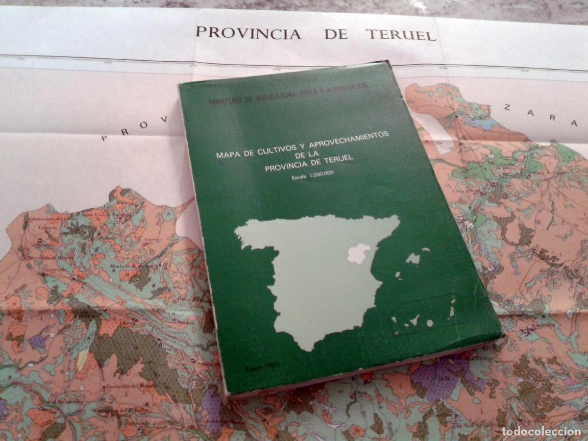 Libros: MAPA DE CULTIVOS Y APROVECHAMIENTOS PROVINCIA TERUEL + MAPA. Memoria - Foto 1
