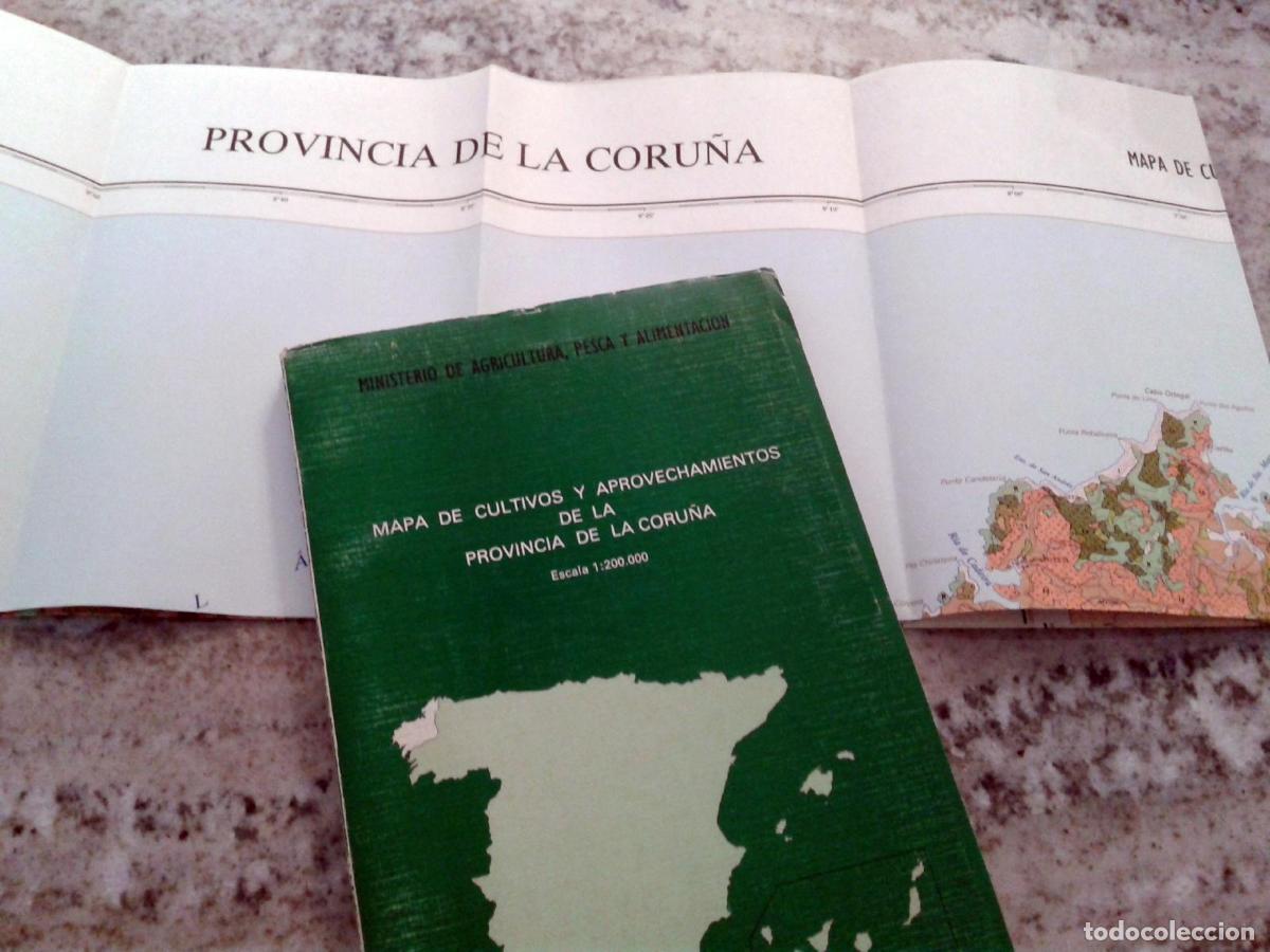 Libros: MAPA DE CULTIVOS Y APROVECHAMIENTOS DE LA PROVINCIA DE LA CORU&Ntilde;A + MAPA. Memoria - Foto 1