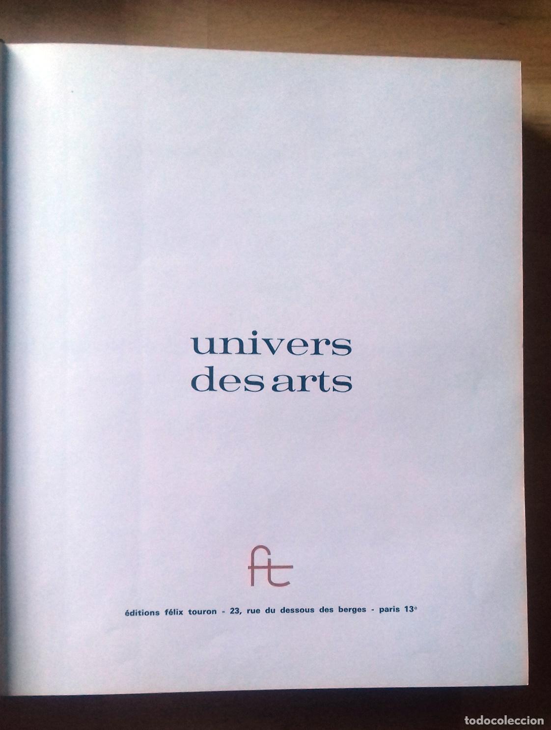 Libros: Michel Ragon - UNIVERS DES ARTS - Foto 2