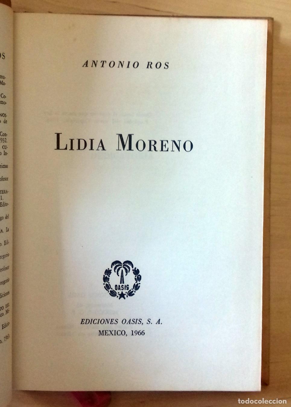 Libros: Antonio Ros - LIDIA MORENO - Foto 2