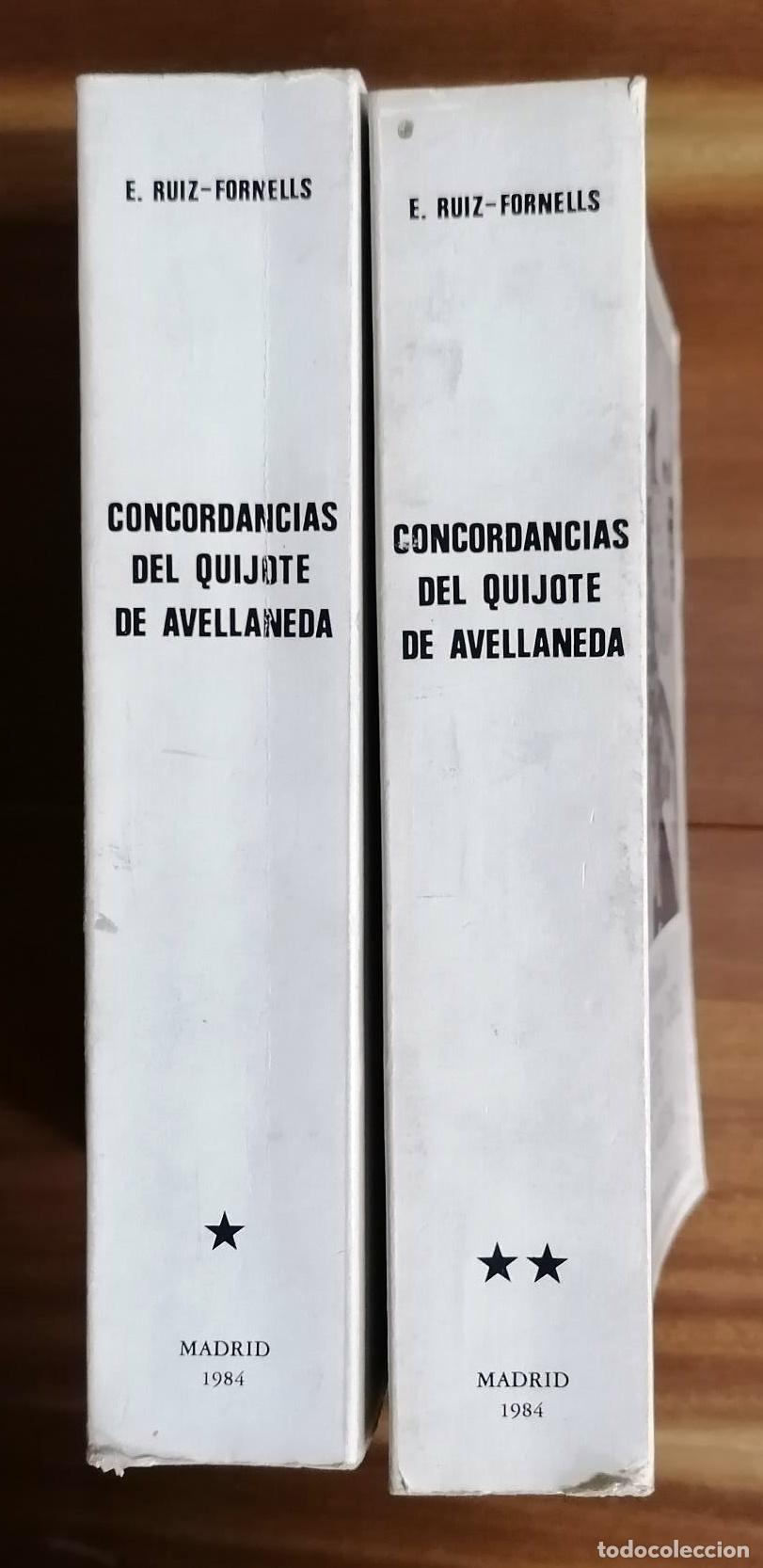 Libri di seconda mano: Ruiz-Fornells, Enrique. - CONCORDANCIAS DEL QUIJOTE DE AVELLANEDA