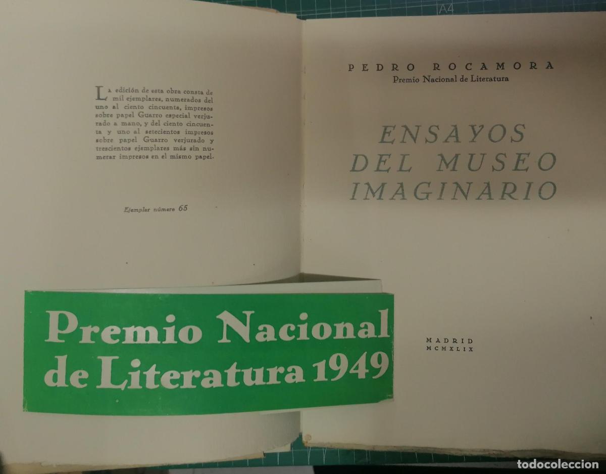 Libros: Pedro Rocamora - ENSAYOS DEL MUSEO IMAGINARIO - Foto 3