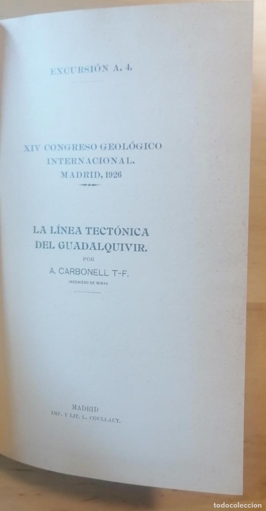 Libros: A. Carbonell T-F - EXCURSI&Oacute;N A-4. LA L&Iacute;NEA TECT&Oacute;NICA DEL GUADALQUIVIR - Foto 3