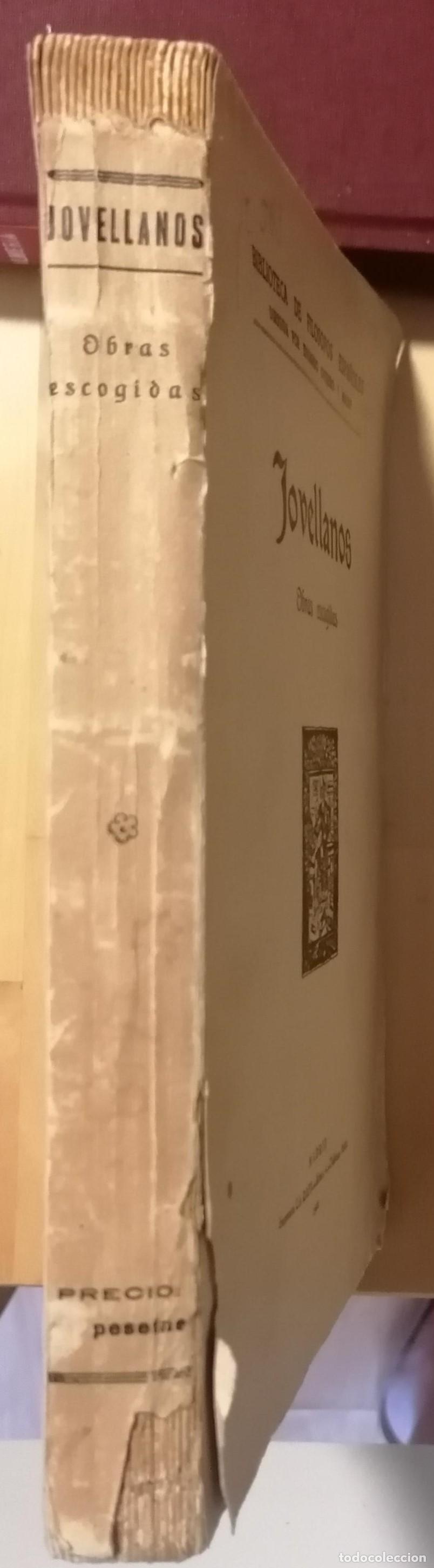 Libros: Jovellanos - OBRAS ESCOGIDAS - Foto 2