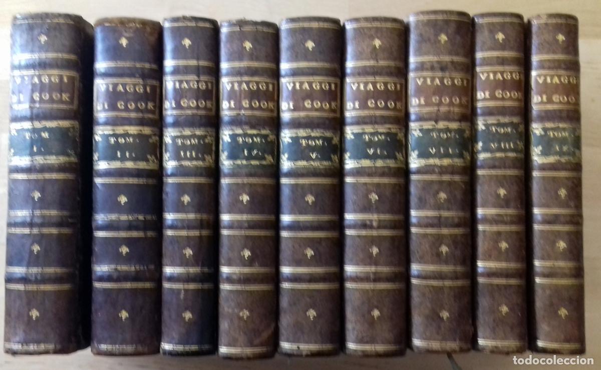 books: Capitano Giacomo Cook - STORIA DE VIAGGI INTRAPRESI PER ORDINE DI S.M. BRITTANNICA. TOMOS I-IX