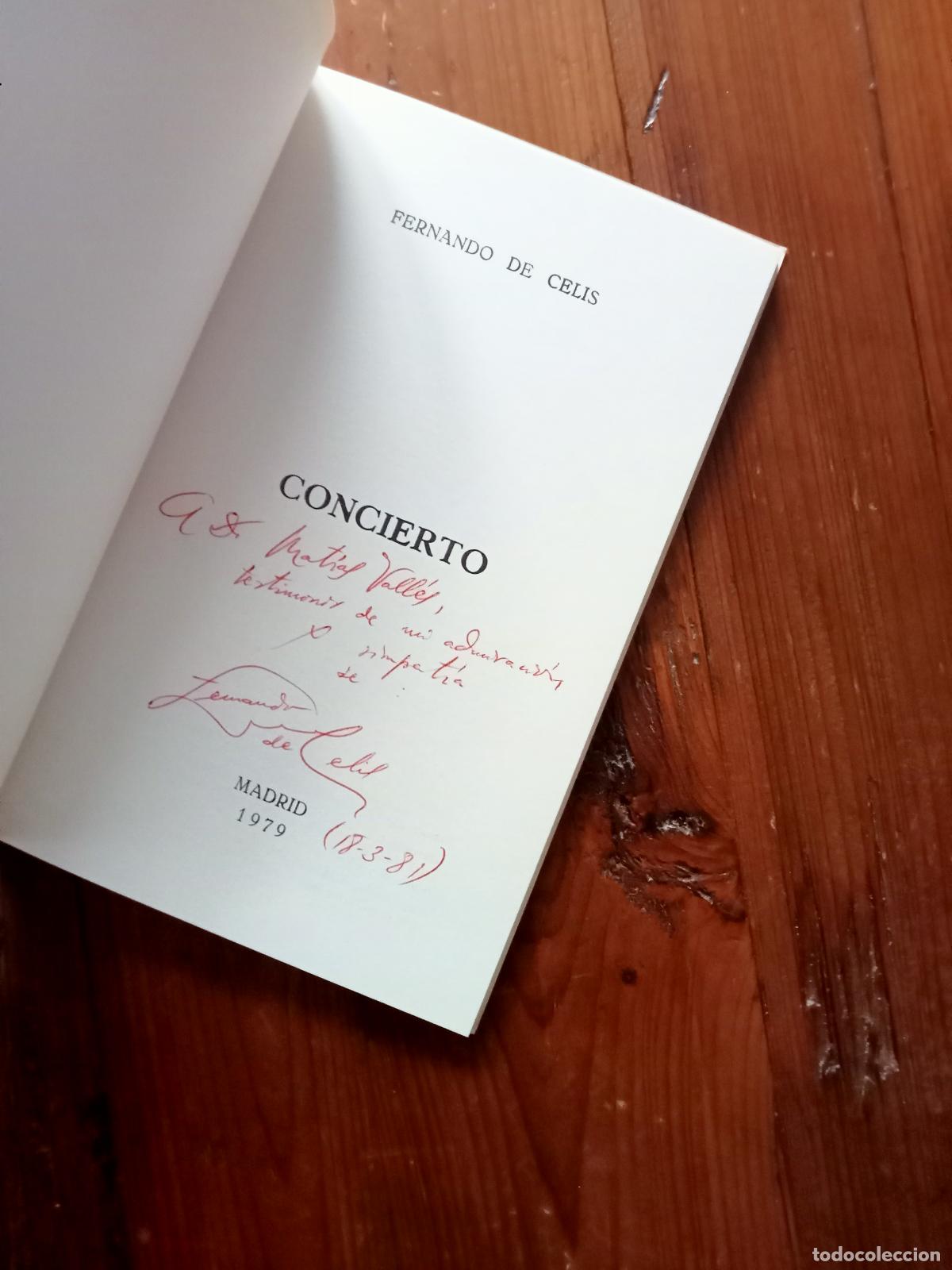 Libros: Fernando de Celis - CONCIERTO - Foto 3