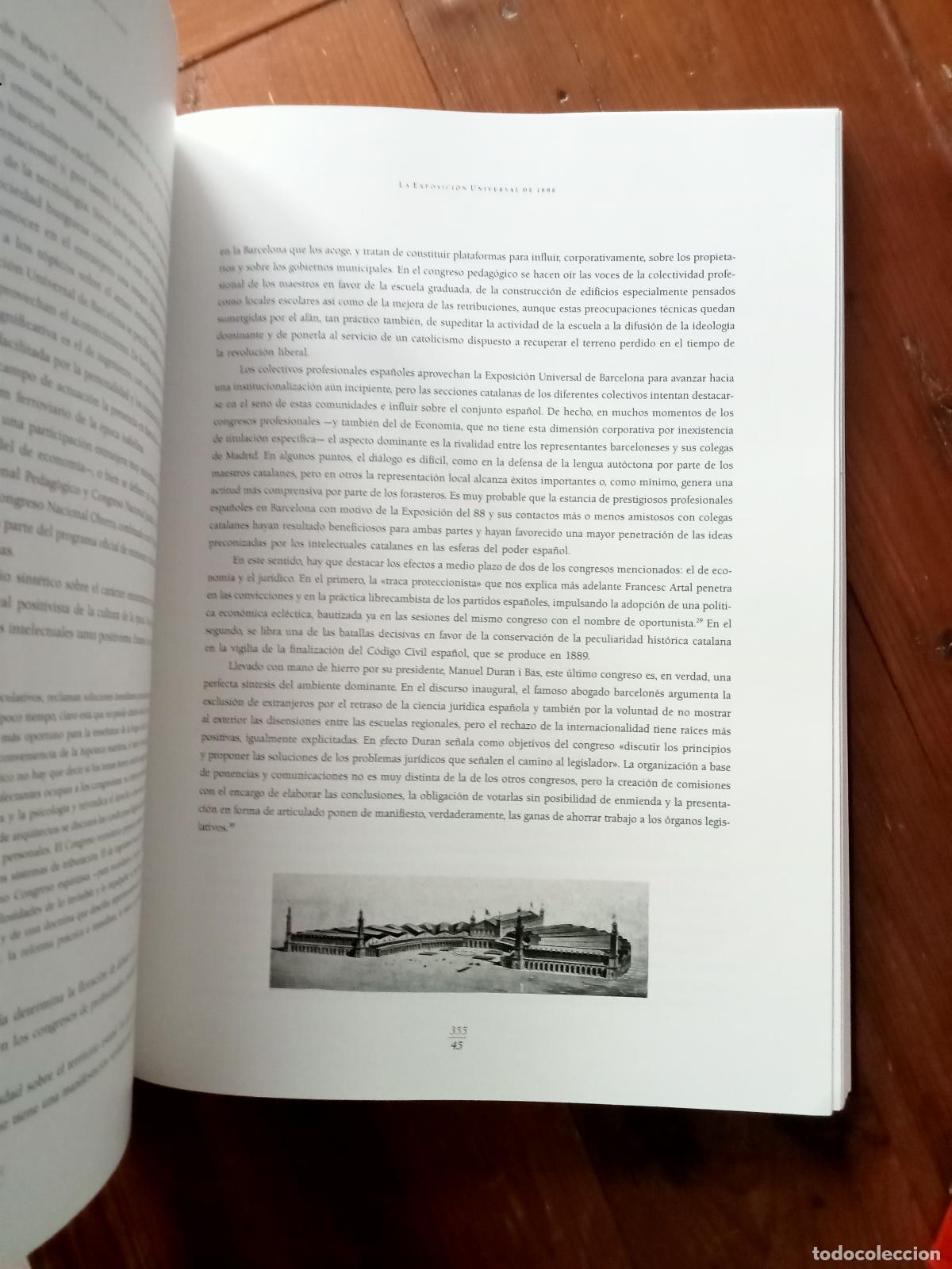 Libros: VVAA - EXPOSICI&Oacute;N UNIVERSAL DE BARCELONA. Libro del Centenario 1888-1988 - Foto 3