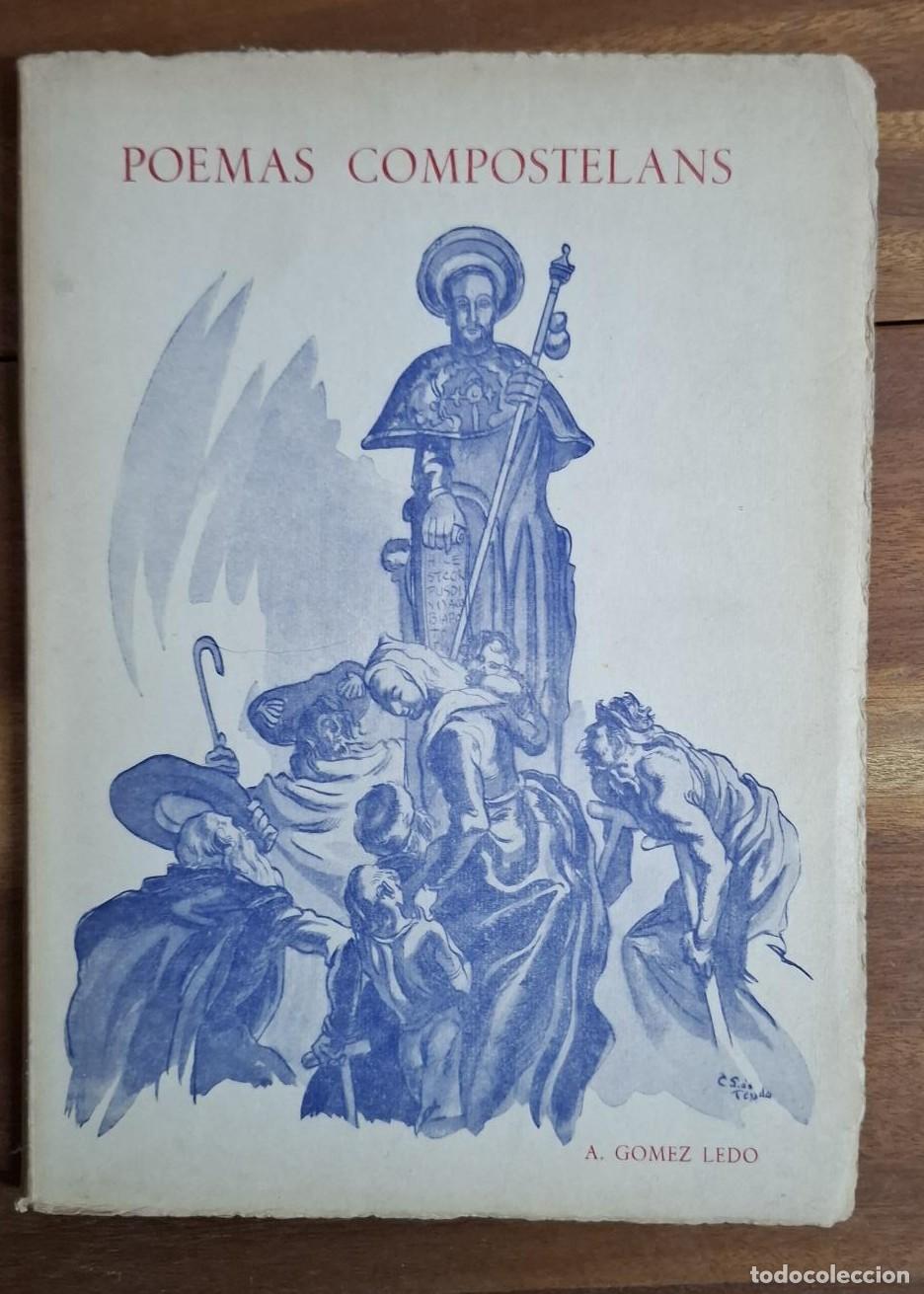 Libros: A. G&oacute;mez Ledo - POEMAS COMPOSTELANS - Foto 1