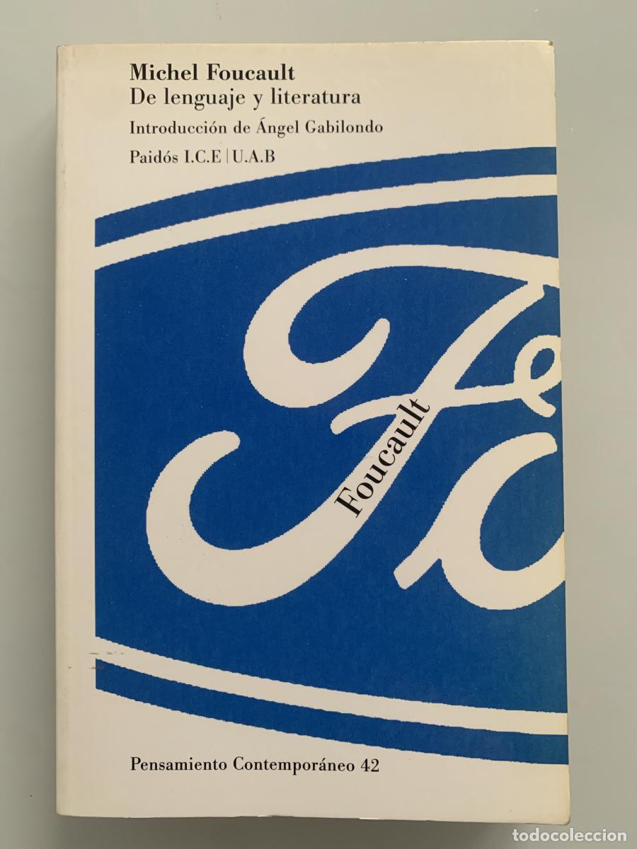 Libros: DE LENGUAJE Y LITERATURA - Michel Foucault - Foto 1