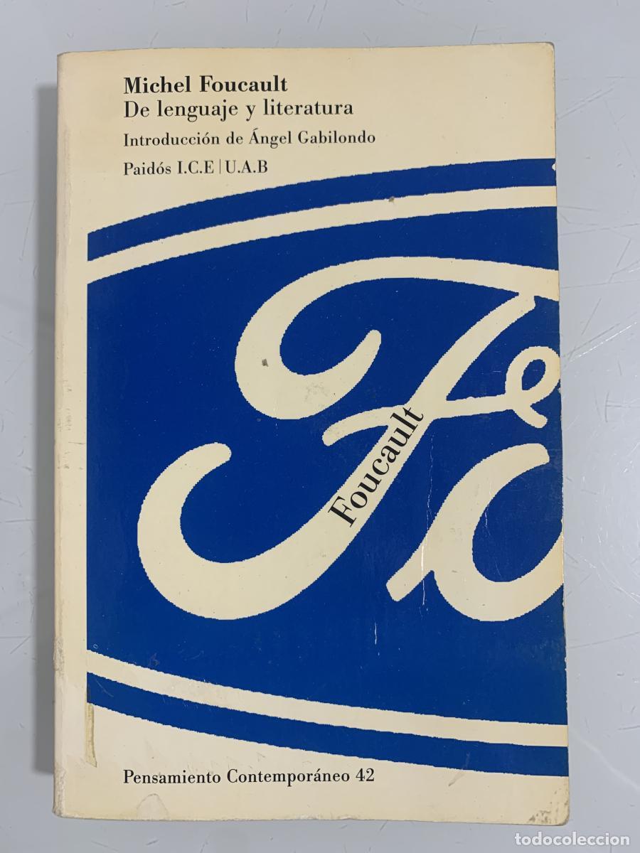 Libros: DE LENGUAJE Y LITERATURA - Michel Foucault - Foto 1