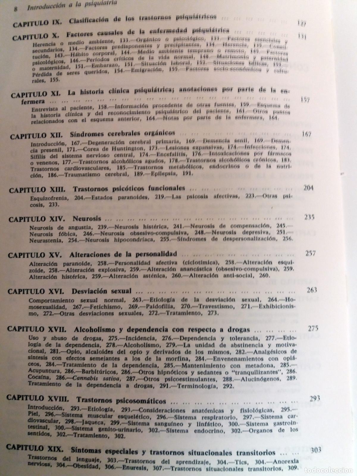 Libros: Sainsbury, M. J. - INTRODUCCION A LA PSIQUIATRIA - Foto 4