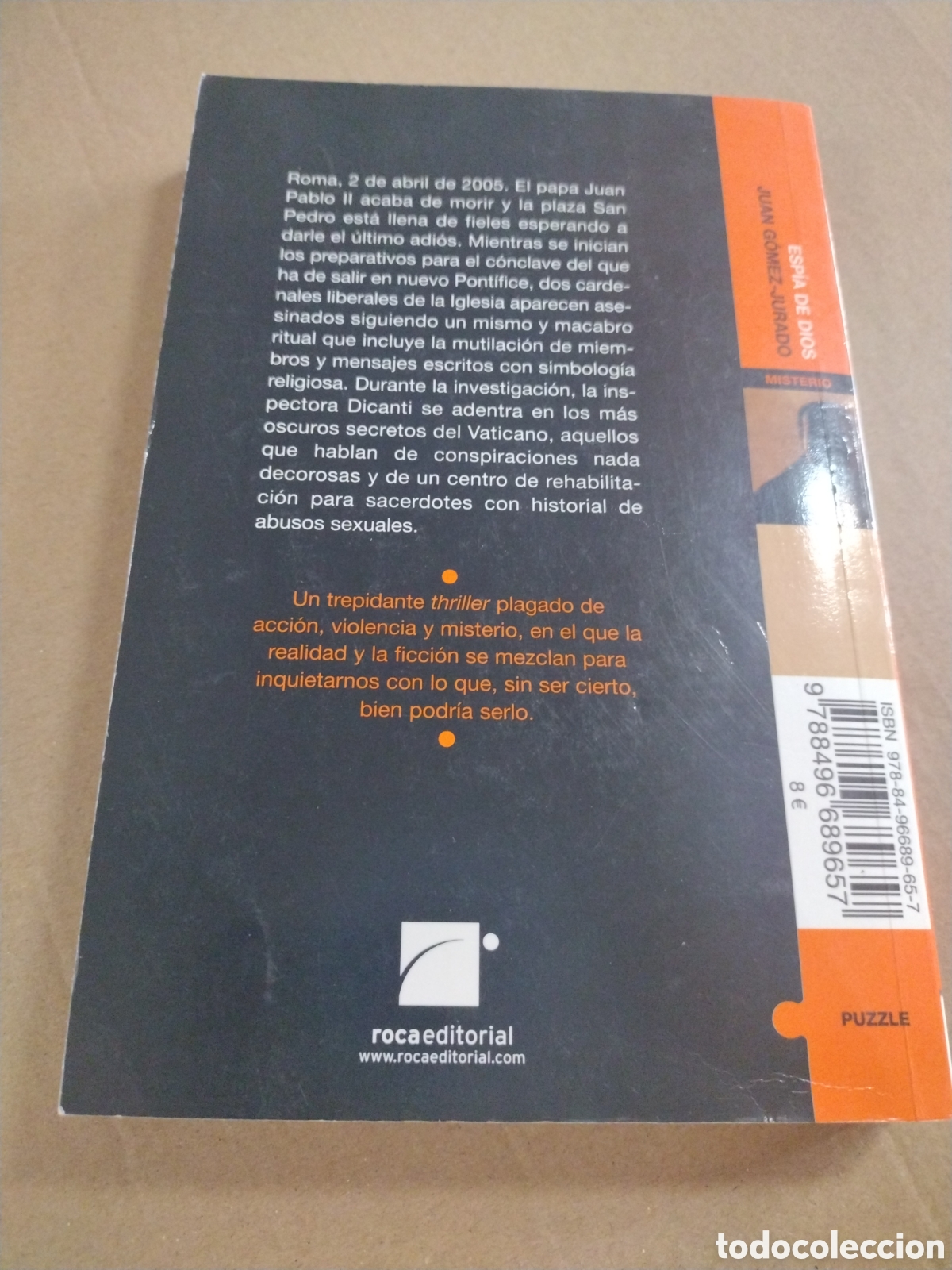 Libros: ESP&Iacute;A DE DIOS. DE JUAN G&Oacute;MEZ-JURADO. - Foto 2