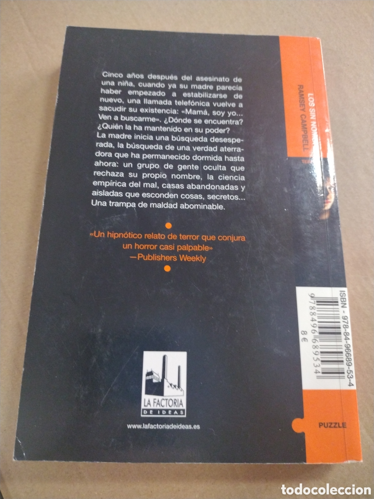 Libros: LOS SIN NOMBRE - RAMSEY CAMPBELL - Foto 2