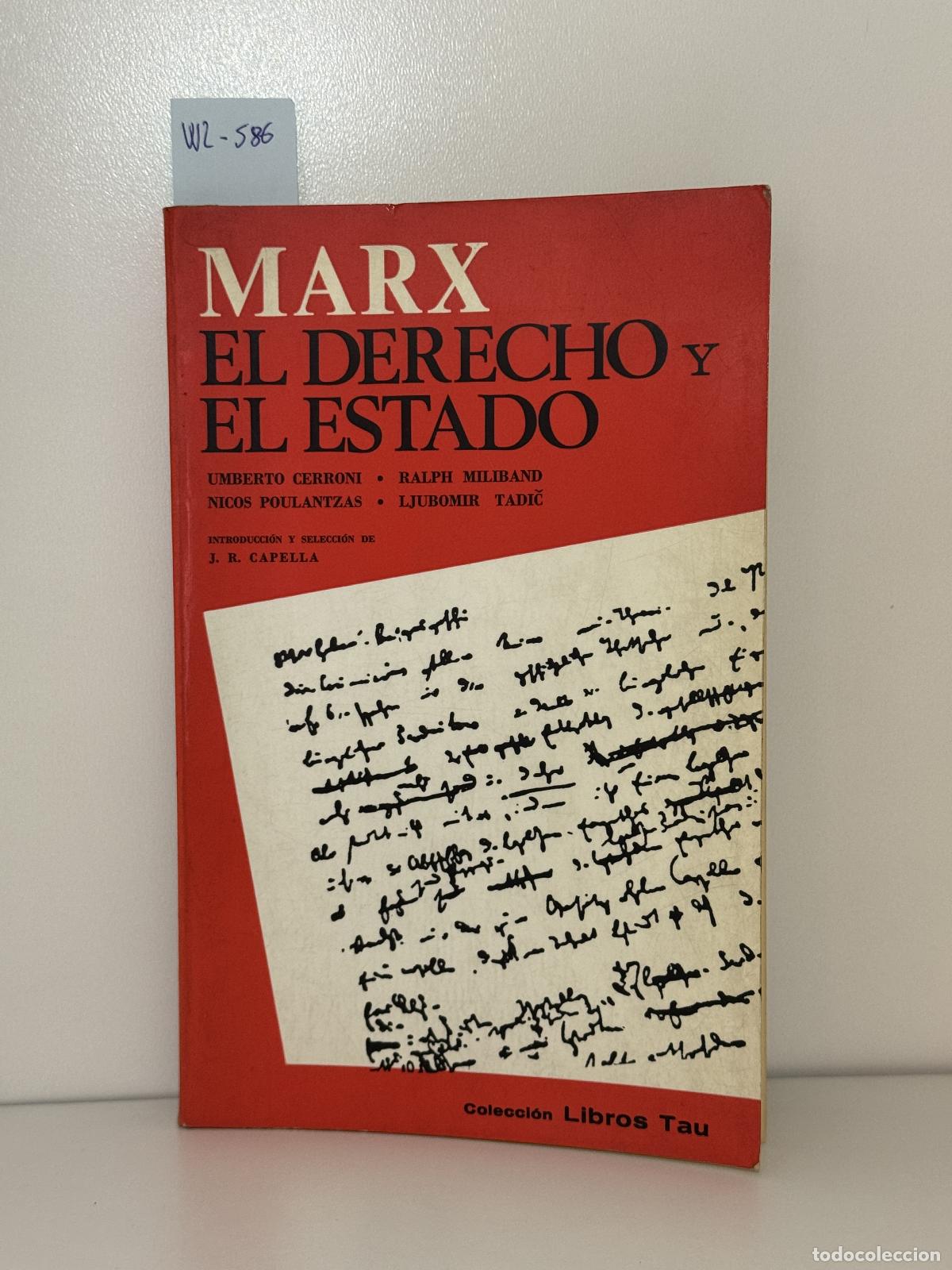 Libros: V.V. A.A. - Marx, el derecho y el estado. - Foto 1