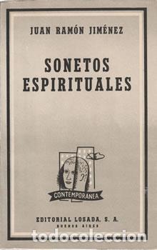 Libros: Sonetos espirituales - Juan Ram&oacute;n Jim&eacute;nez - Foto 1