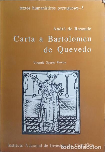 Libros: RESENDE. (Andre de) - CARTA A BARTOLOMEU DE QUEVEDO. - Foto 1