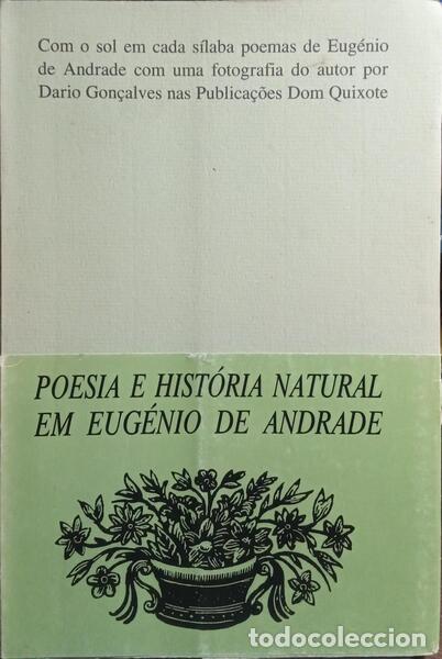 Libros: ANDRADE. (Eug&eacute;nio de) - COM O SOL EM CADA S&Iacute;LABA. - Foto 1