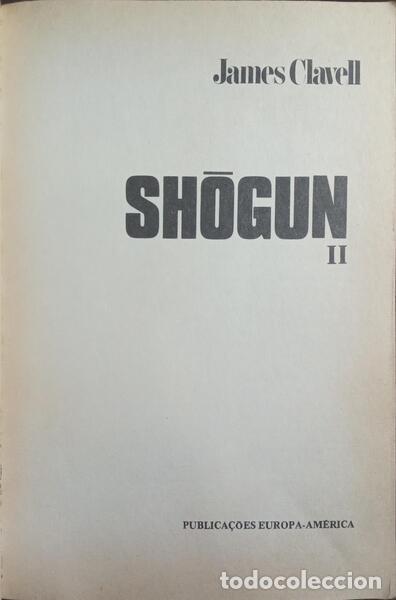 Libros: CLAVELL. (James) - SHOGUN. [2 VOLS.] - Foto 2