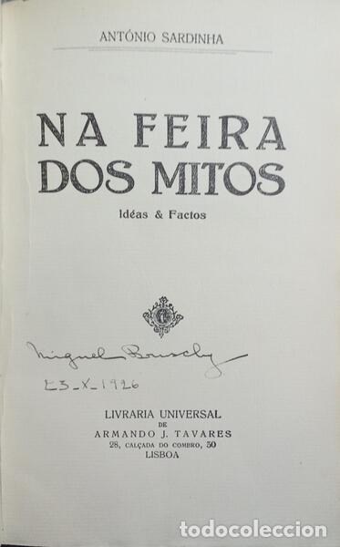 Libros: SARDINHA. (Ant&oacute;nio) - NA FEIRA DOS MITOS. - Foto 1