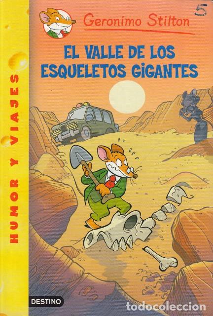 Libros: EL VALLE DE LOS ESQUELETOS GIGANTES - STILTON, GER&Oacute;NIMO - Foto 1