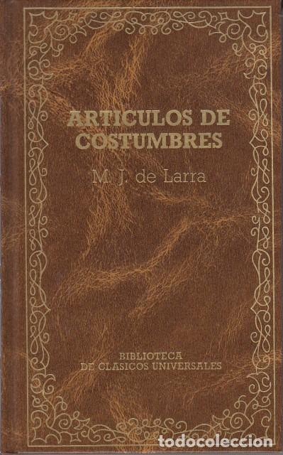 Libros: ART&Iacute;CULOS DE COSTUMBRES - LARRA - Foto 1