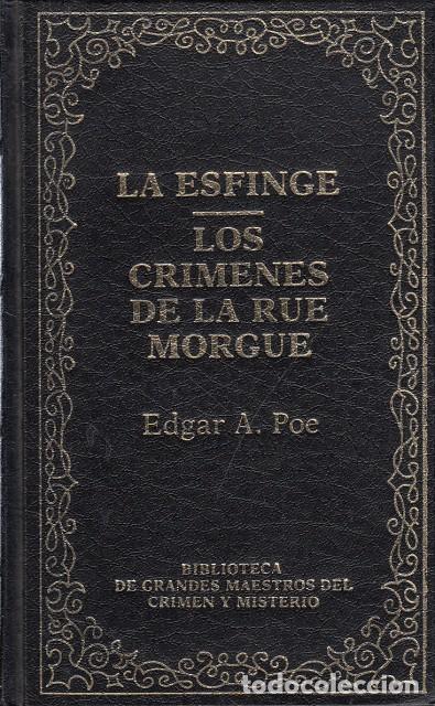 Libros: LA ESFINGE; LOS CR&Iacute;MENES DE LA RUE MORGUE - POE, EDGAR A. - Foto 1