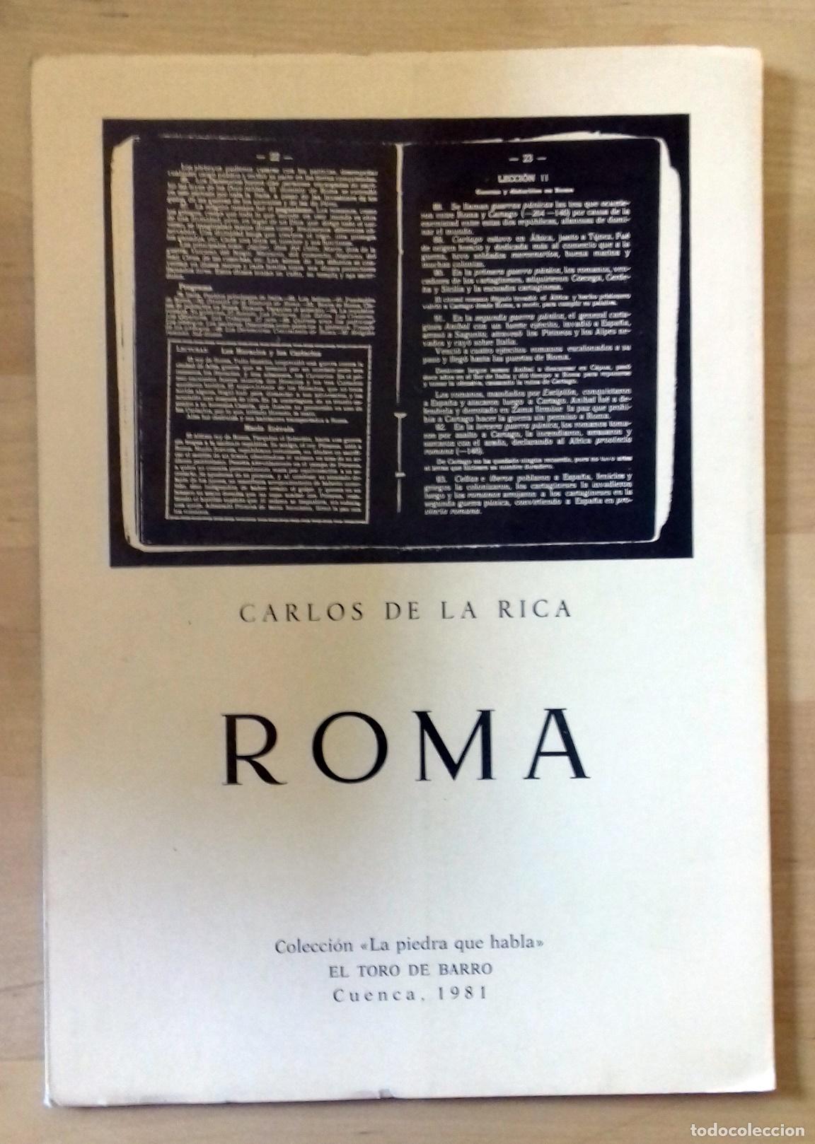 Libros: Carlos de la Rica - ROMA - Foto 1
