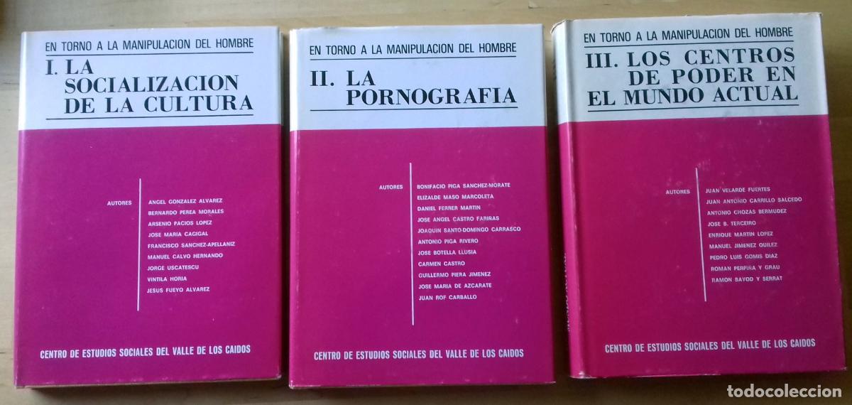 B&uuml;cher: VV.AA. - EN TORNO A LA MANIPULACI&Oacute;N DEL HOMBRE. I.- LA SOCIALIZACI&Oacute;N DE LA CULTURA. II.- LA PORNOGRA