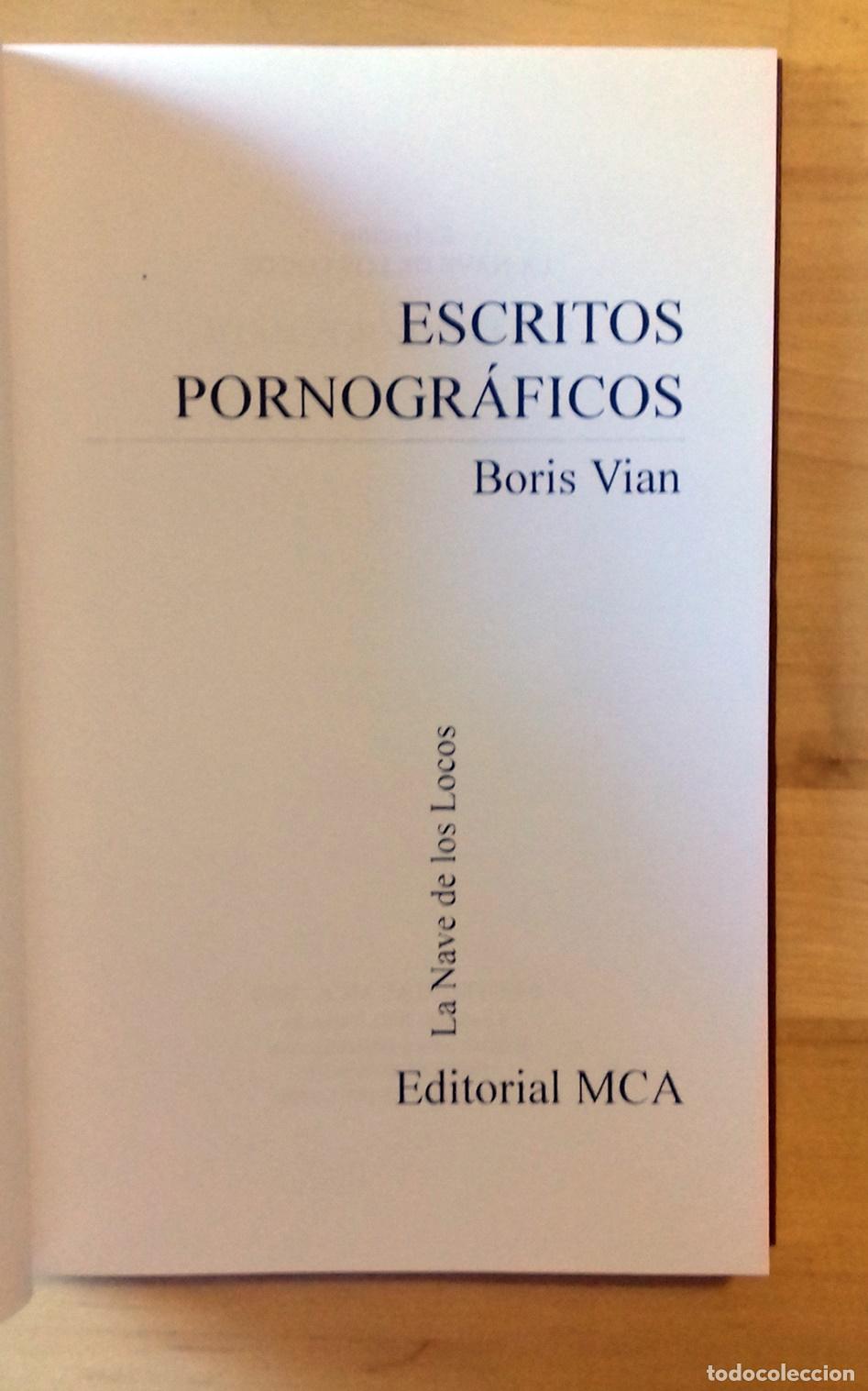 Libros: Boris Vian - ESCRITOS PORNOGR&Aacute;FICOS - Foto 2