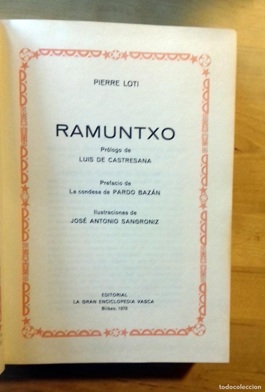 Libros: Pierre Loti - RAMUNTXO - Foto 2