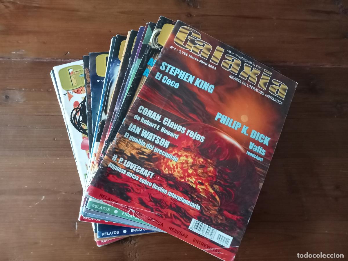 Livres: vvaa - GALAXIA. Revista de literatura fant&aacute;stica. n&ordm; 1, 2, 4, 5, 6, 7, 8, 9, 10, 11, 12, 13, 14, 15,