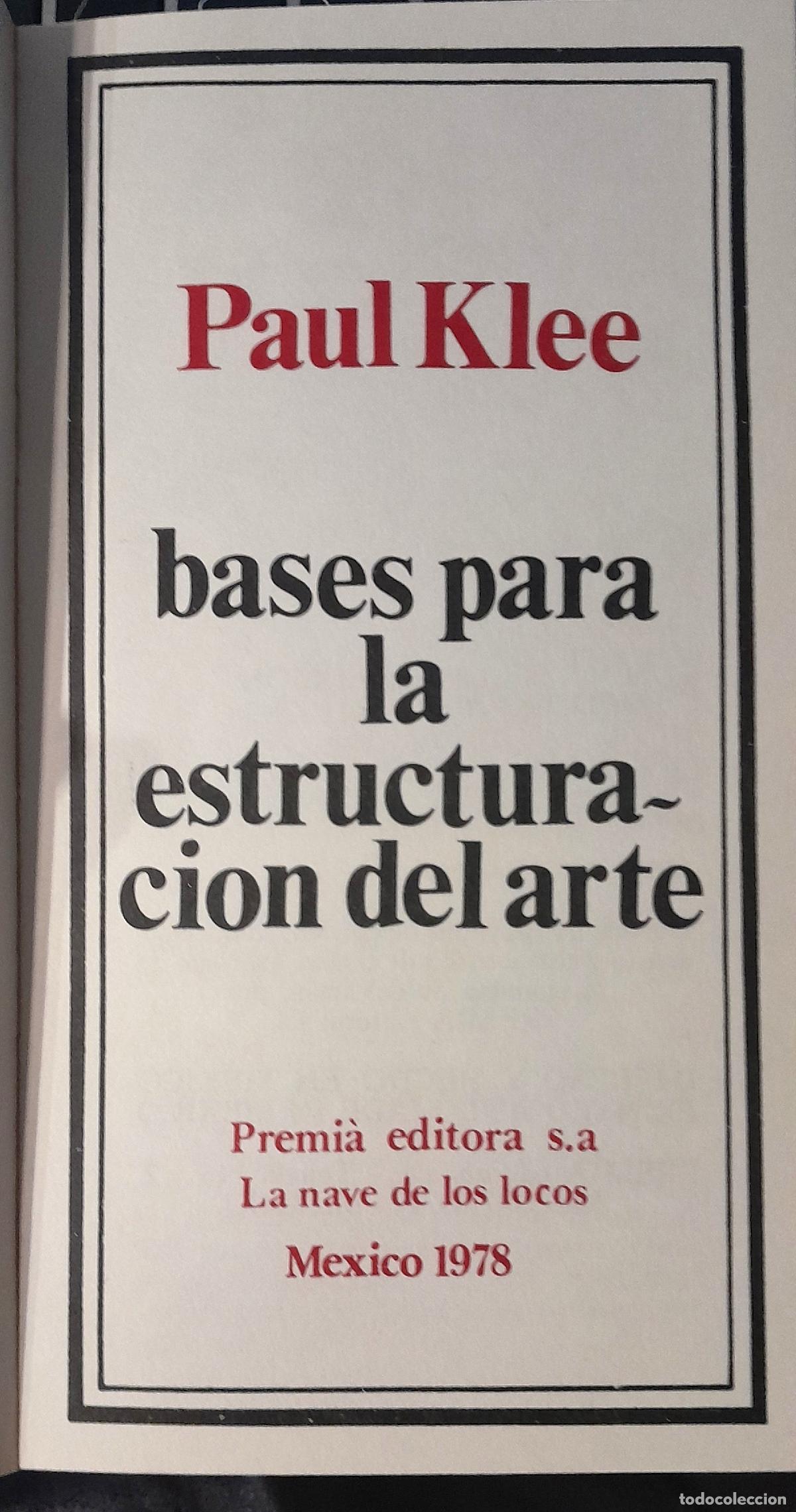 Libros: Paul Klee - BASES PARA LA ESTRUCTURACI&Oacute;N DEL ARTE - Foto 2