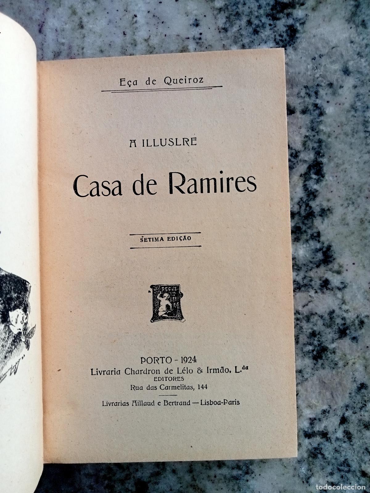Libros: E&ccedil;a de Queiroz - A ILLUSTRE CASA DE RAMIRES - Foto 2