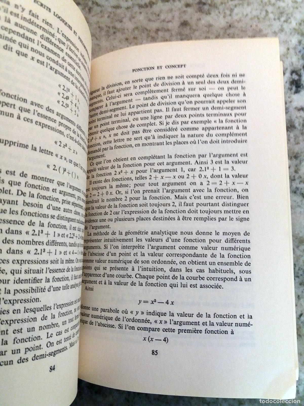 Libros: Gottlob Frege - ECRITS LOGIQUES ET PHILOSOPHIQUES. - Foto 2
