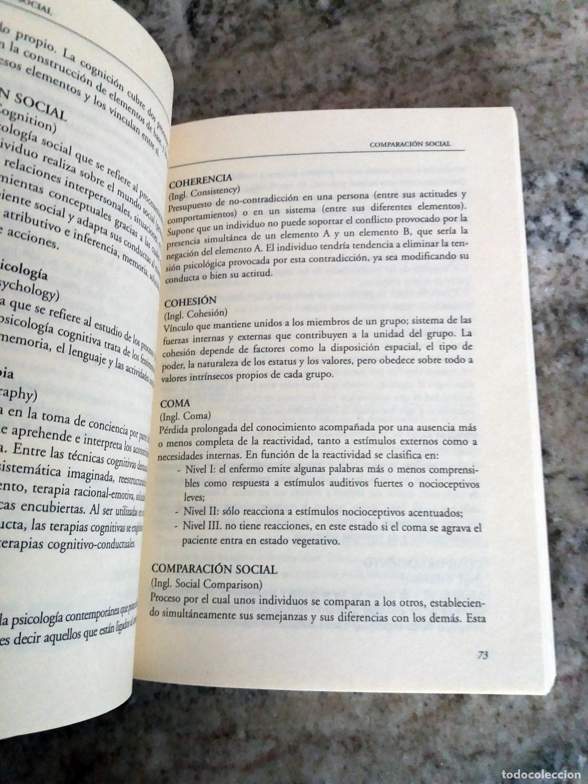 Libros: Saz, Ana Isabel - DICCIONARIO DE PSICOLOG&Iacute;A - Foto 2