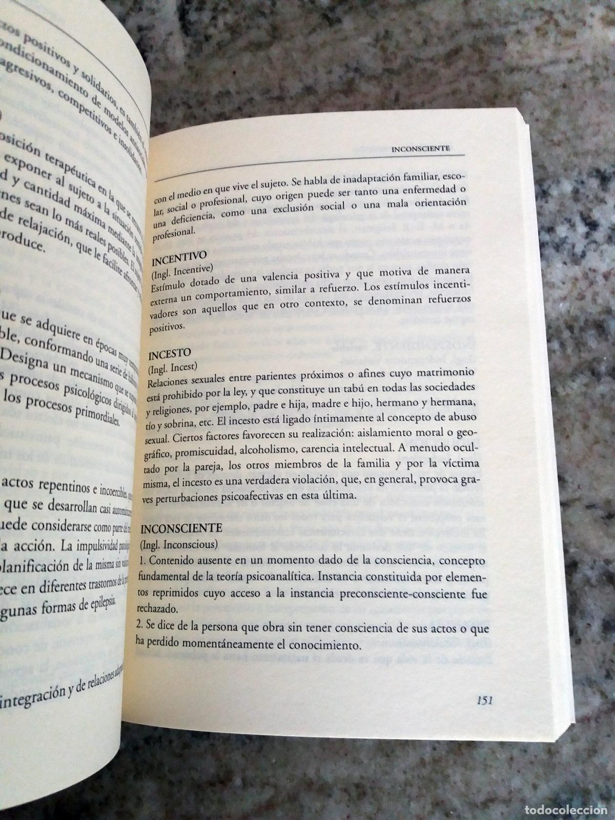 Libros: Saz, Ana Isabel - DICCIONARIO DE PSICOLOG&Iacute;A - Foto 3