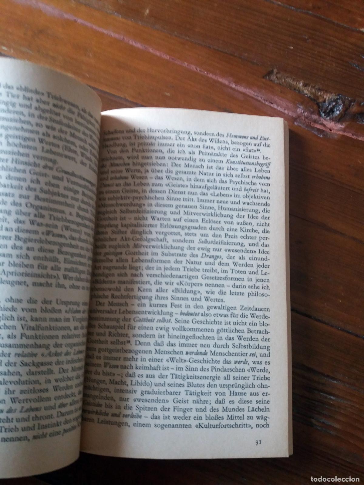 Libros: Max Scheler - PHILOSOPHISCHE WELTANSCHAUUNG - Foto 3