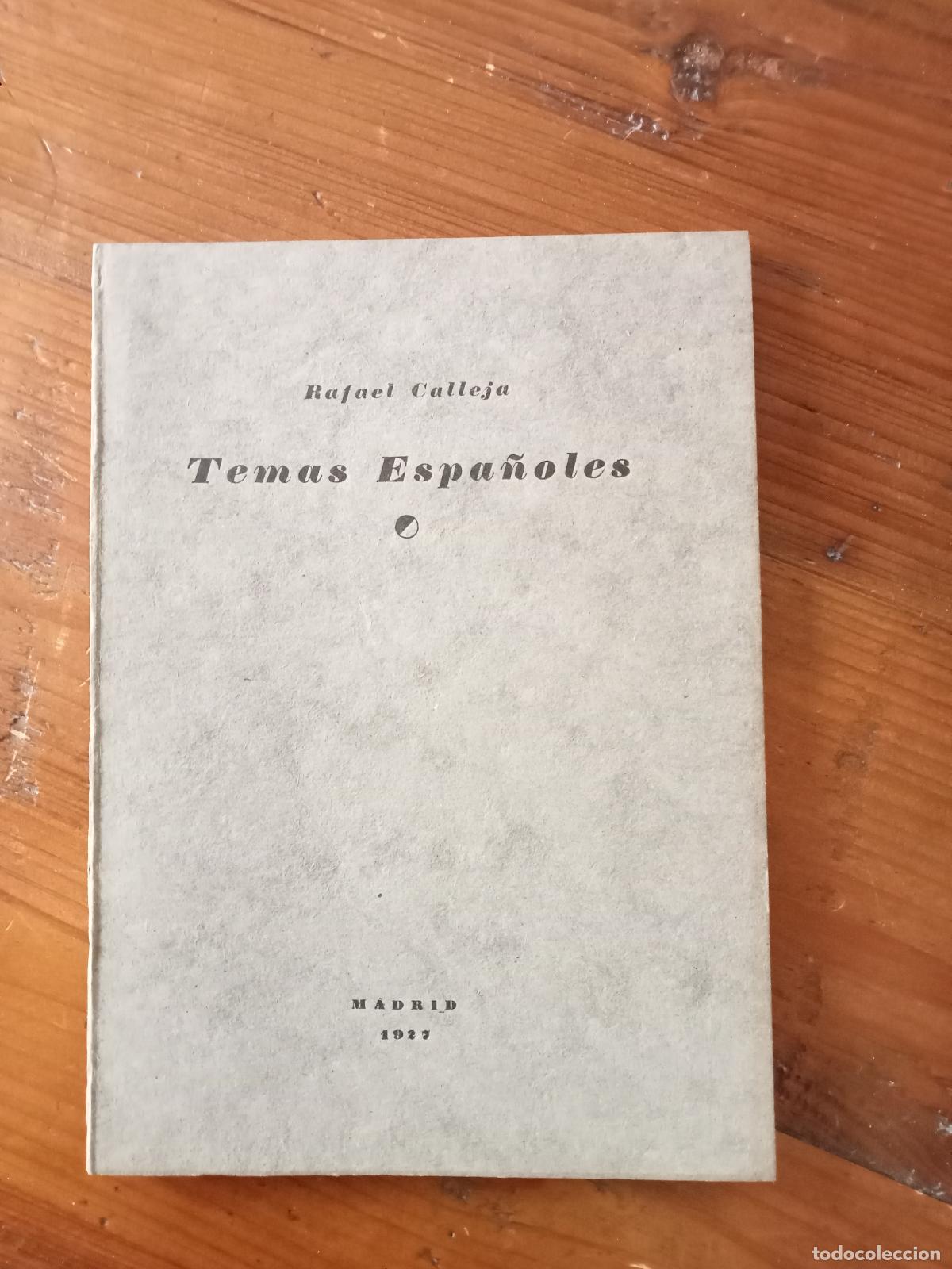 Libros: Rafael Calleja - TEMAS ESPA&Ntilde;OLES - Foto 1