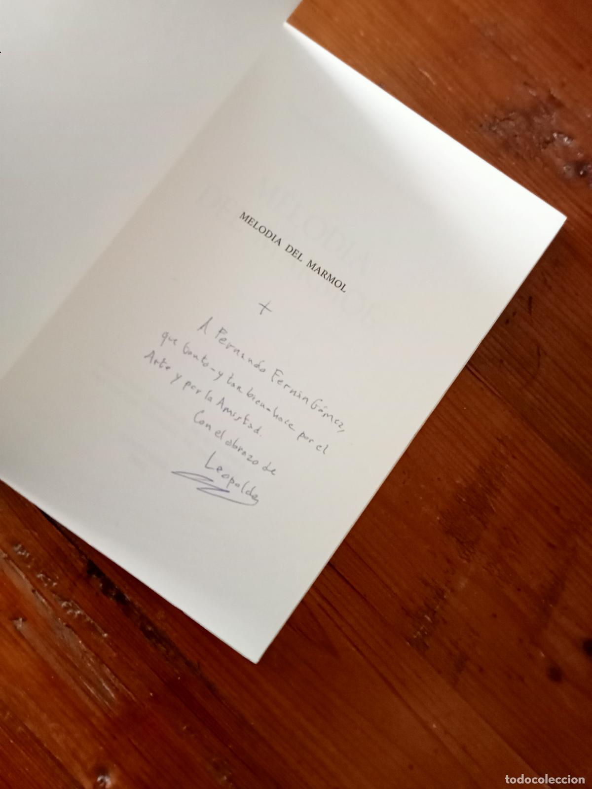 Libros: Rodr&iacute;guez Alcalde, Leopoldo - MELODIA DEL MARMOL - Foto 3